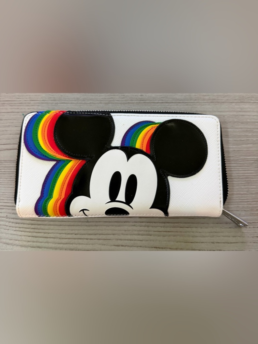 Loungefly White Disney Rainbow Wallet